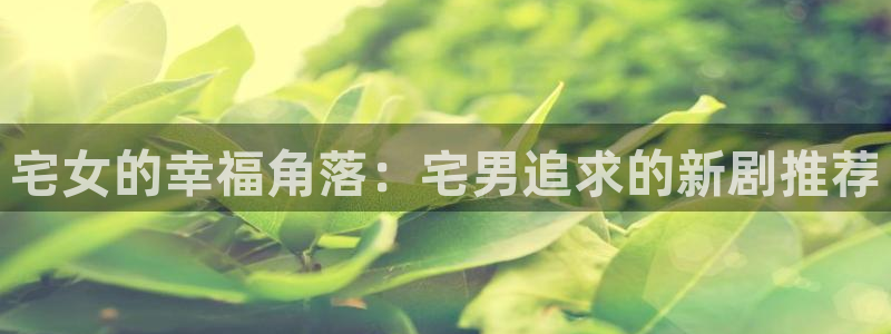 天狼影院成女片：宅女的幸福角落：宅男追求的新剧推荐